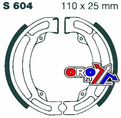 Picture of BRAKE SHOES VB310 [EBC S604]